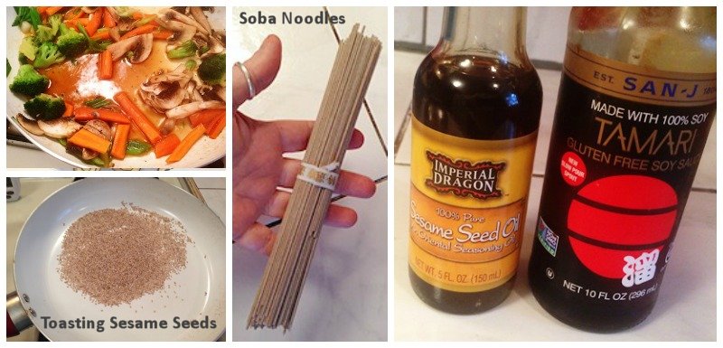 Chinese Vegetable Noodles Ingredients